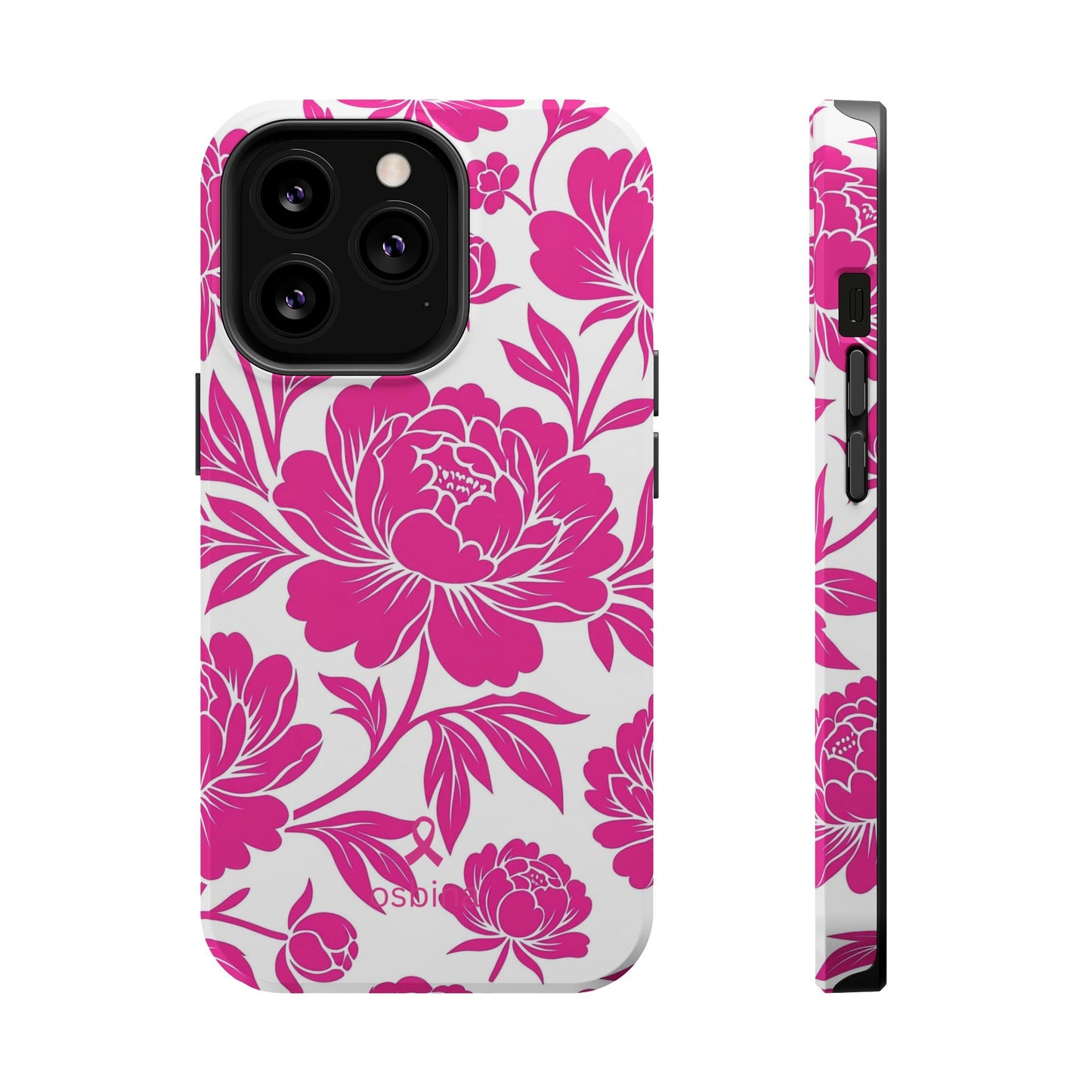 YAYOU MagSafe for iPhone | Peonies in Pink Designer Case | osbina