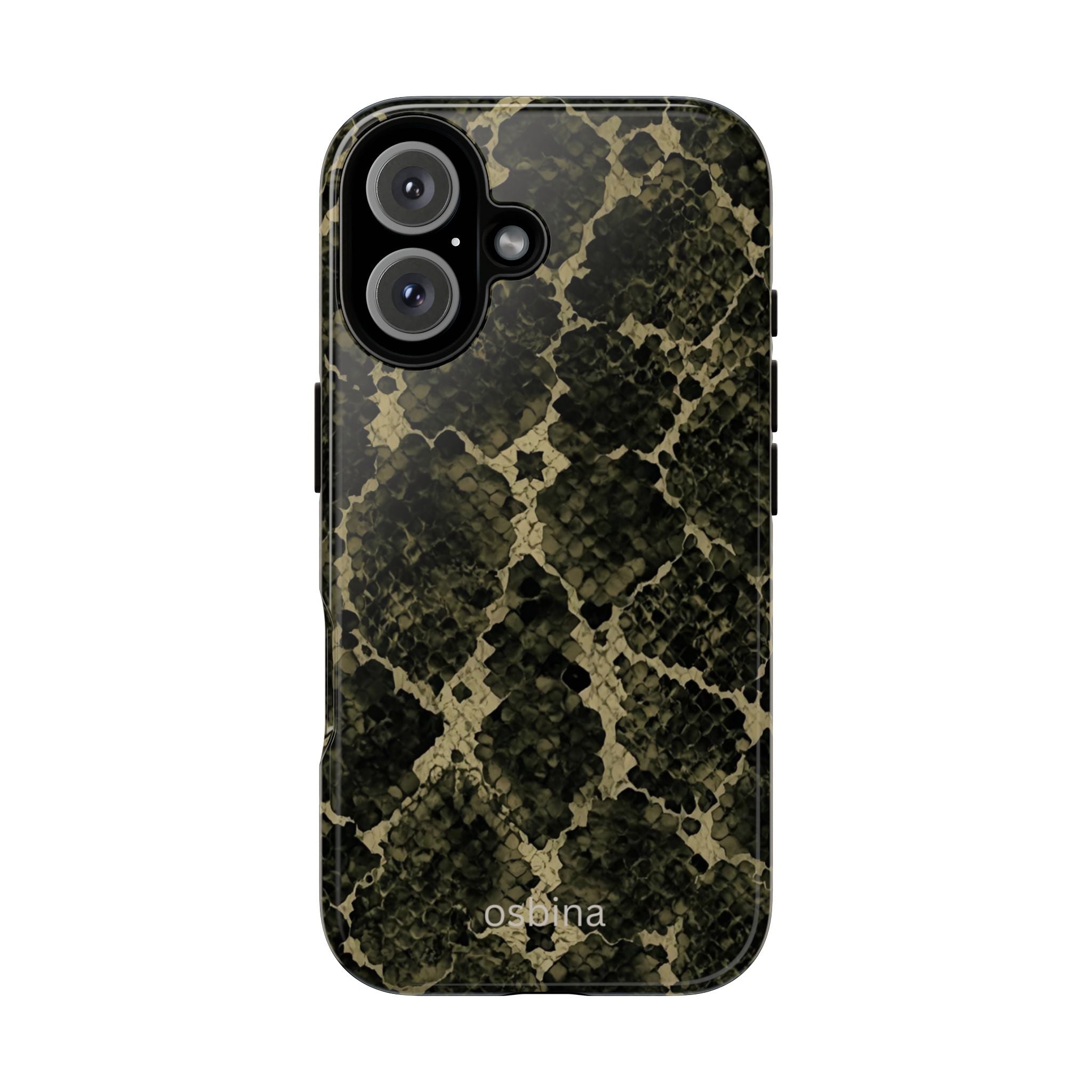 osbina | The Olive Snakeskin Designer Case