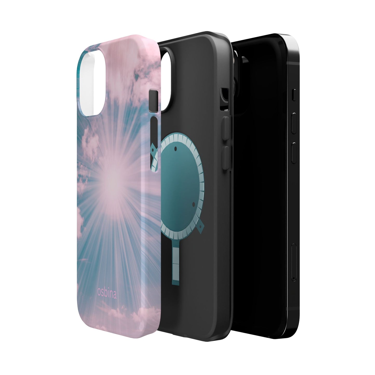 osbina | MagSafe compatible for iPhone | The Sunburst Skies Case | YAYOU Collection Supporting Shine Like Sable