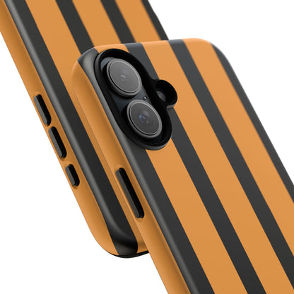 osbina | The Statement Stripe Case in Black + Orange | The Season Collective