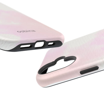 osbina | MagSafe compatible for iPhone | Pink Cotton Cloud Phone Case | Modern Muse Collection