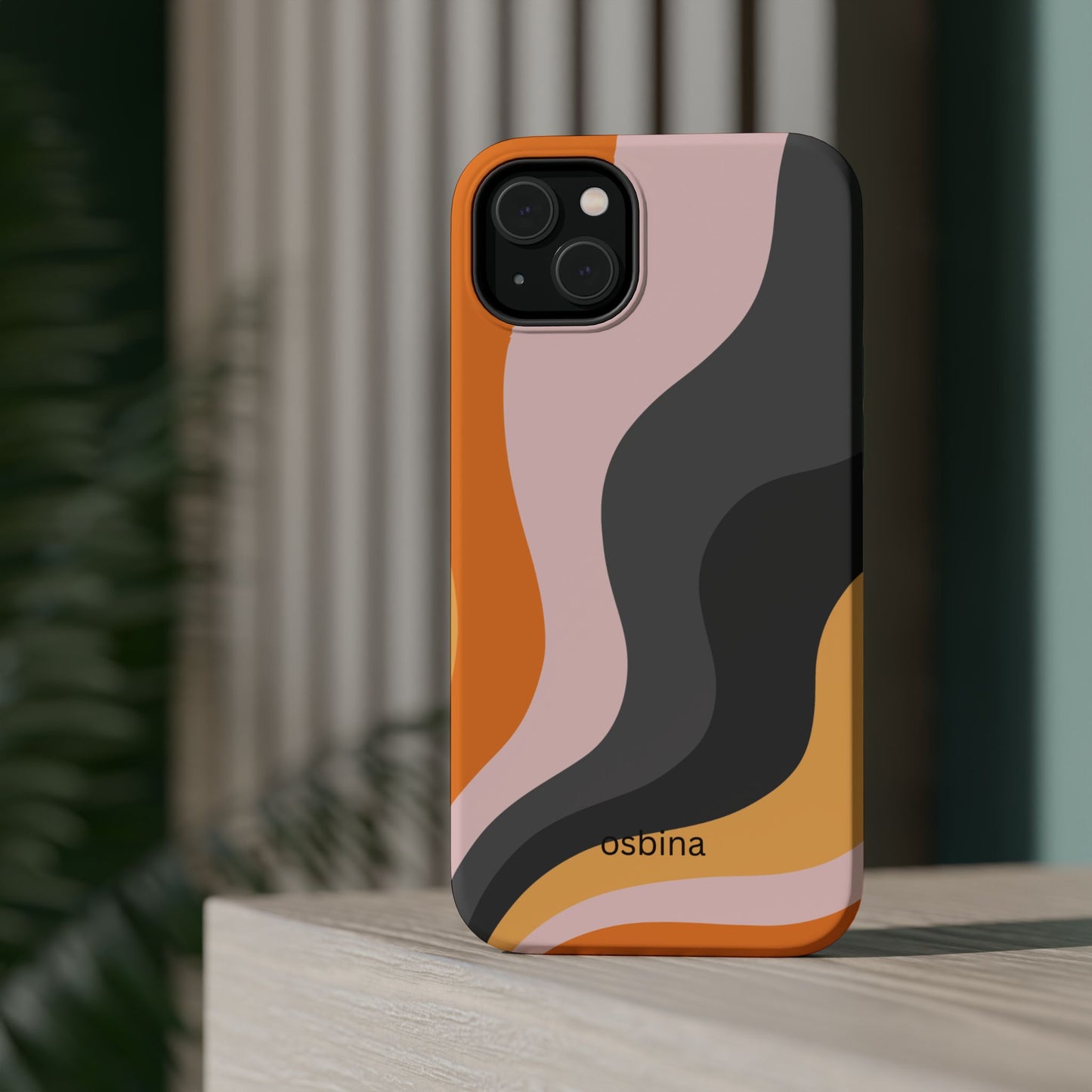 osbina | MagSafe Compatible for iPhone | The Case That Says “Fall, But Make It Fashion” | Retro Swirl Edition | The Season Collective
