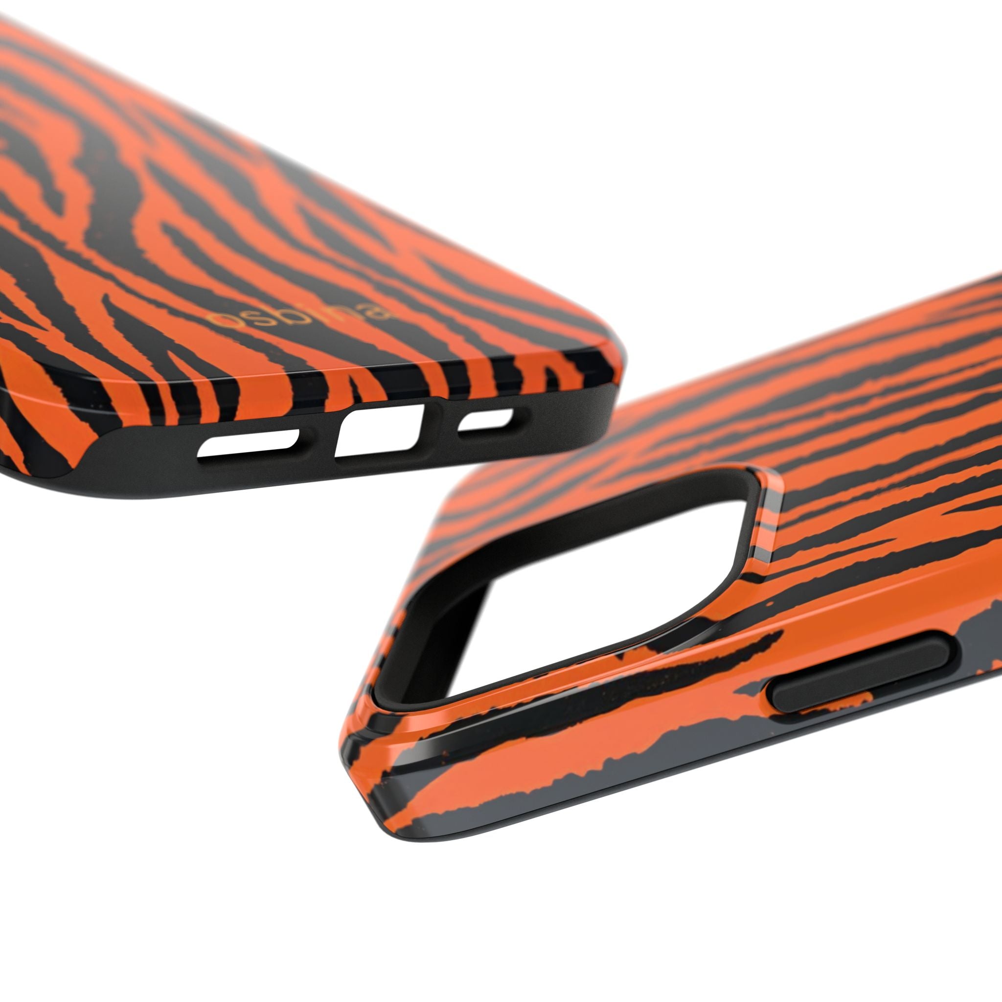 osbina | Tiger, But Make It Chic — The Bengal Stripe Case in Orange + Black | The Season Collective