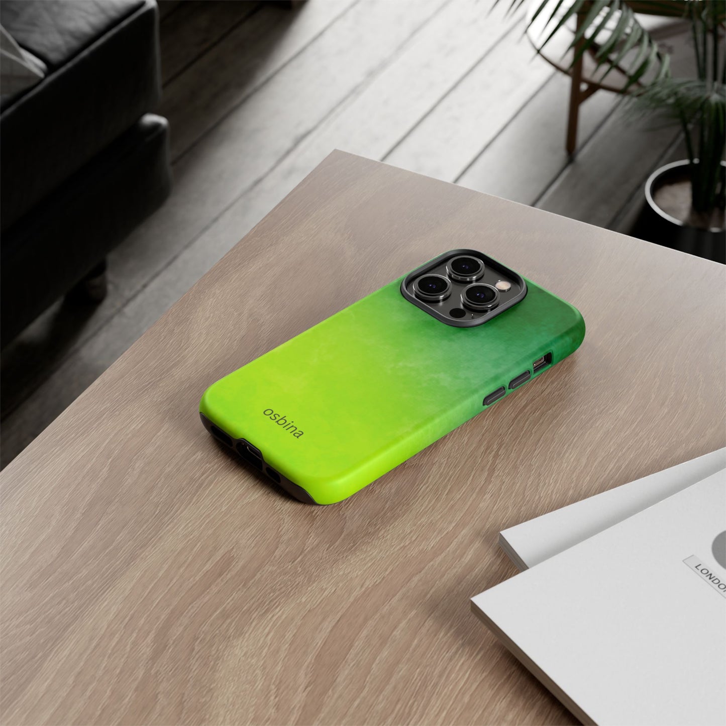 osbina | The Verde Glow Phone Case | Color Edit Collection