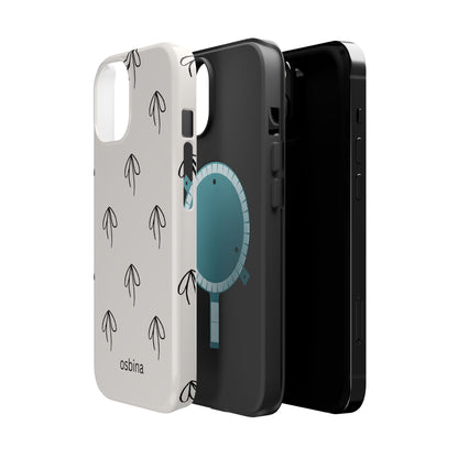 osbina | MagSafe compatible for iPhone | Linéa Flora Minimalistic Flower Phone Case | Modern Muse Collection