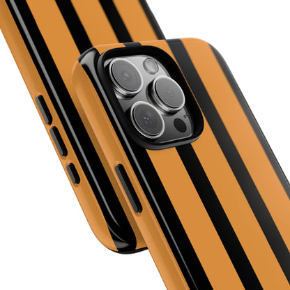osbina | The Statement Stripe Case in Black + Orange | The Season Collective