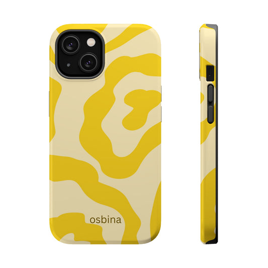 osbina | MagSafe compatible for iPhone | The Mustard Muse Phone Case | Color Edit Collection