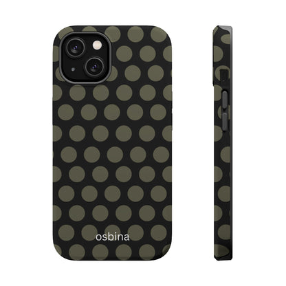 osbina | MagSafe compatible for iPhone | Onyx Chic Phone Case | Modern Muse Collection