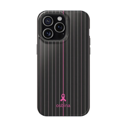 YAYOU The Pink Pinstripe Designer Case | osbina