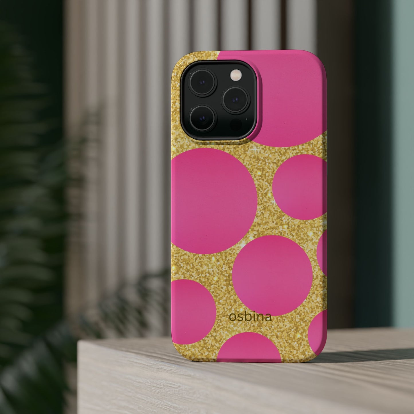 osbina | MagSafe compatible for iPhone | The Aurelia Phone Case | YAYOU Collection Supporting Shine Like Sable