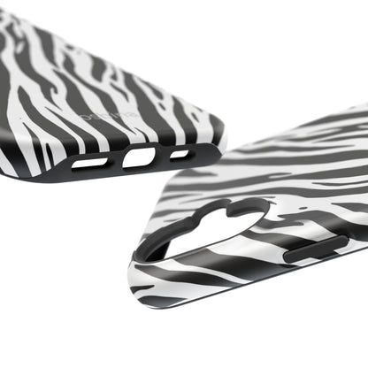 osbina | MagSafe Compatible for iPhone | The Bengal Bold Stripe Case in White + Black | The Season Collective