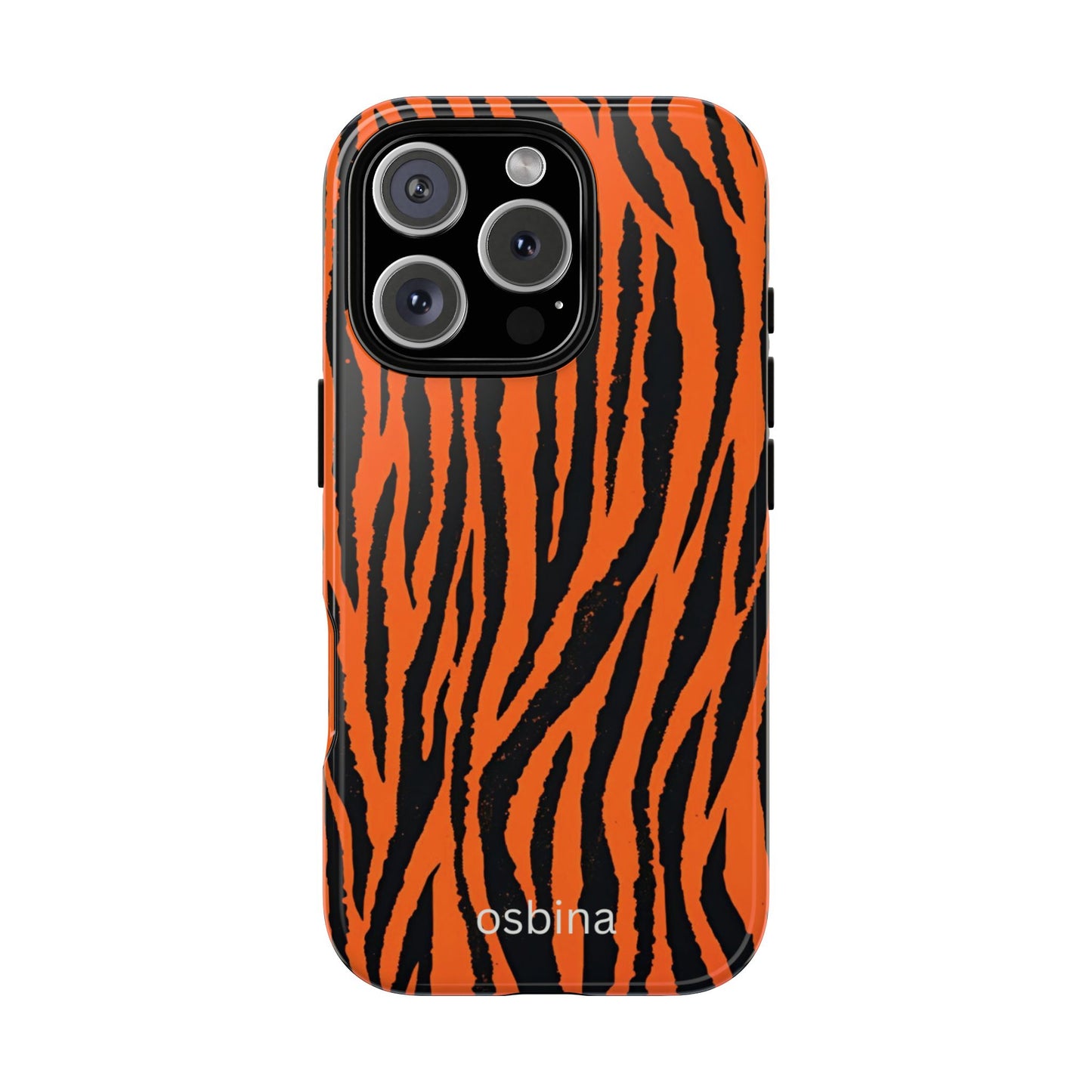 osbina | Tiger, But Make It Chic — The Bengal Stripe Case in Orange + Black | The Season Collective