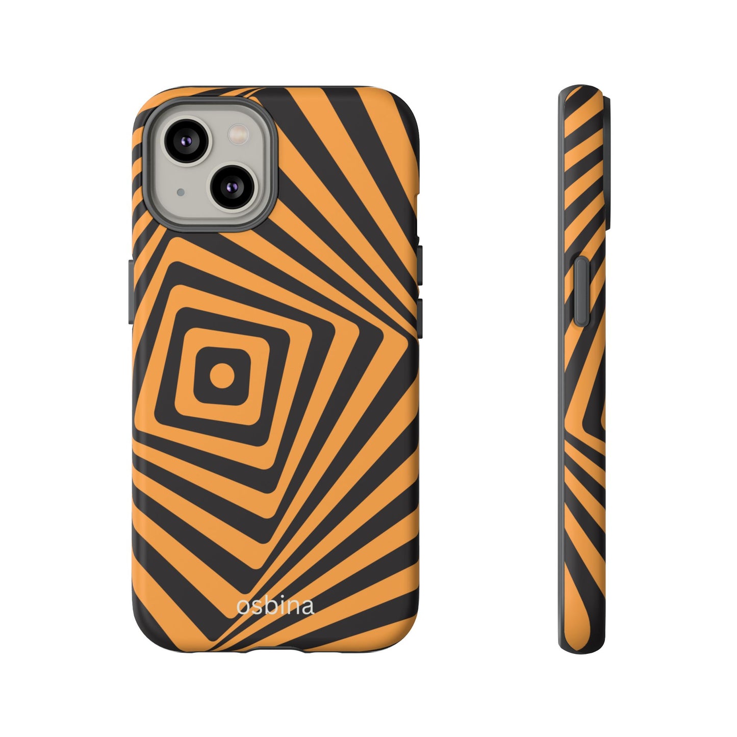 osbina | Step Into the Zone — The Orange + Black Spiral Case | The Season Collective