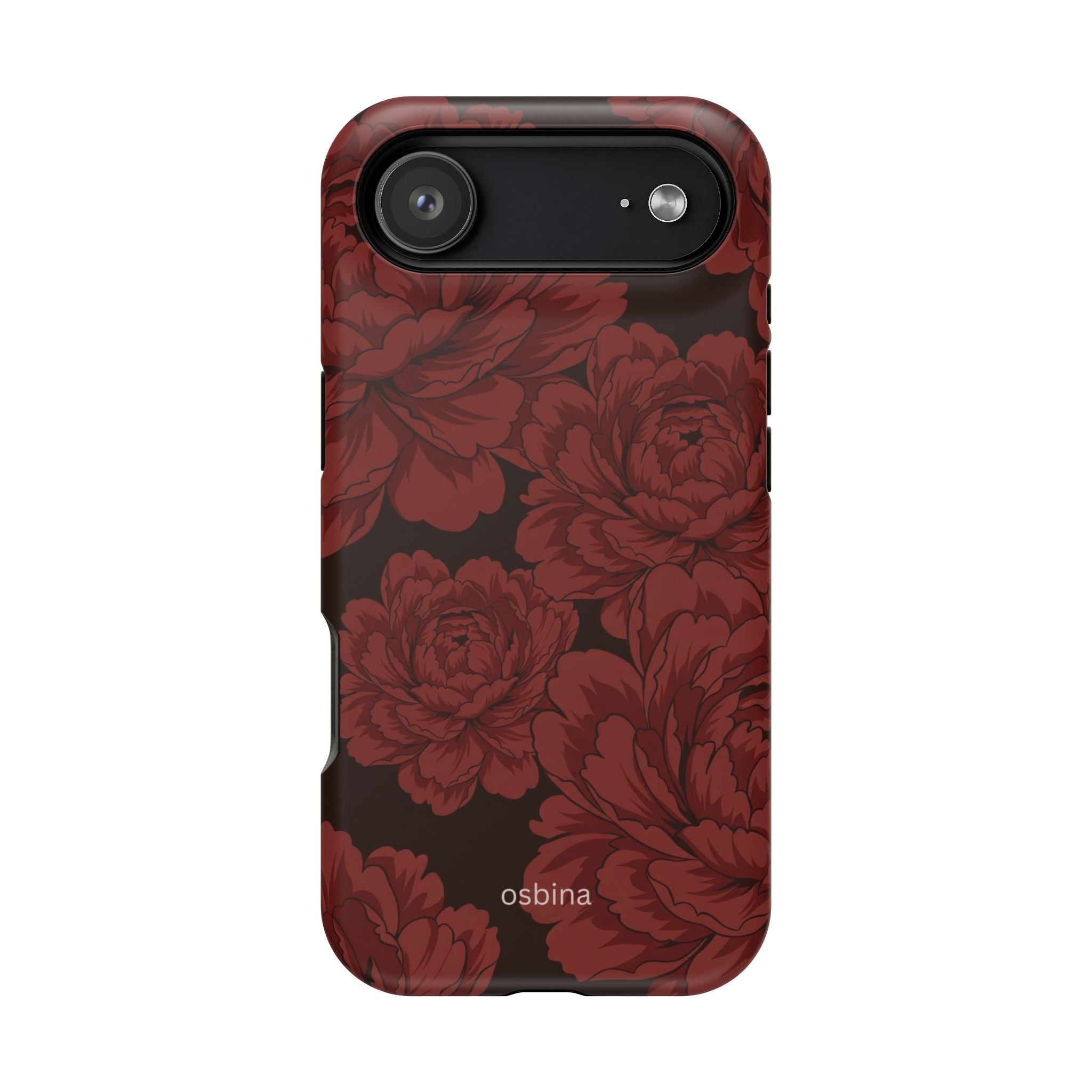 osbina | Oxblood Peony Designer Case