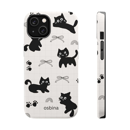 osbina | MagSafe compatible for iPhone | Meow Mode Cat Phone Case | The Season Collective