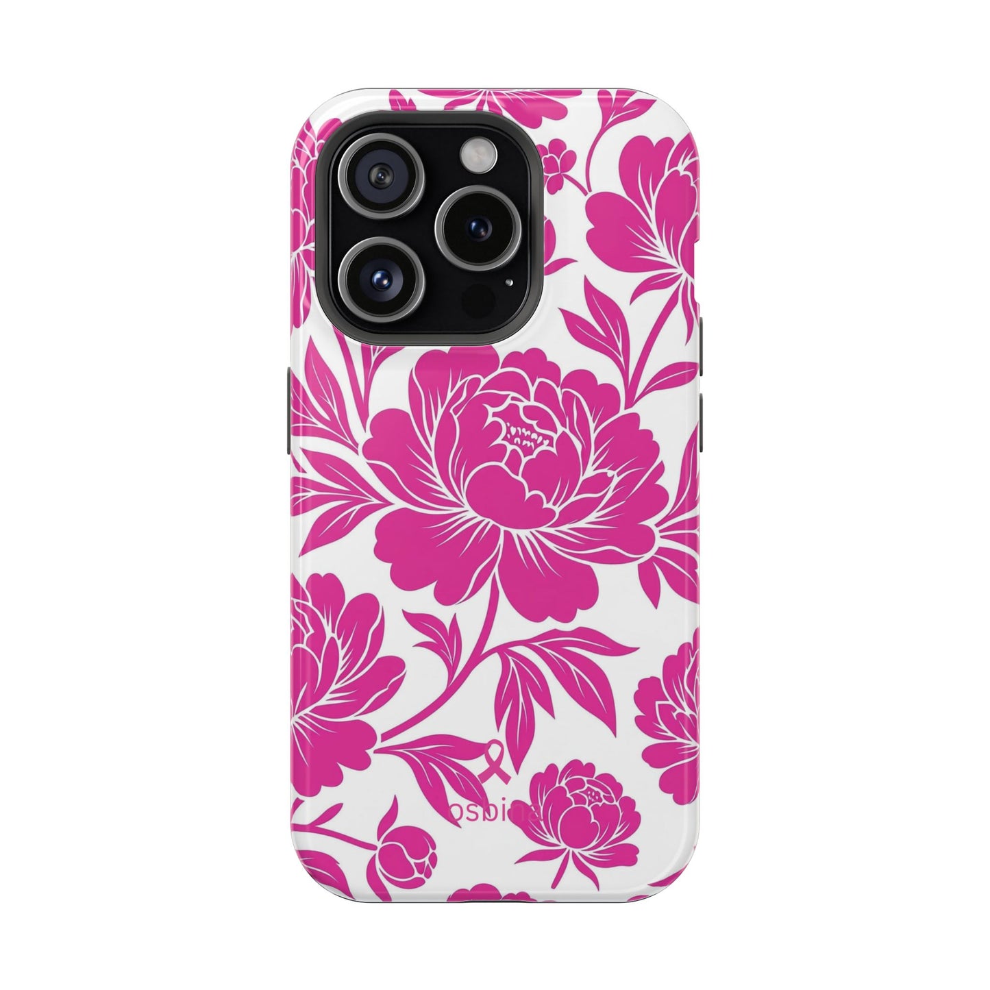 YAYOU MagSafe for iPhone | Peonies in Pink Designer Case | osbina