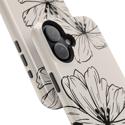 osbina | MagSafe compatible for iPhone | Poppy Whisper Phone Case | Modern Muse Collection