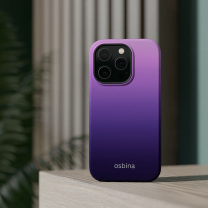 osbina | MagSafe compatible for iPhone | The Violet Haze Phone Case | Color Edit Collection
