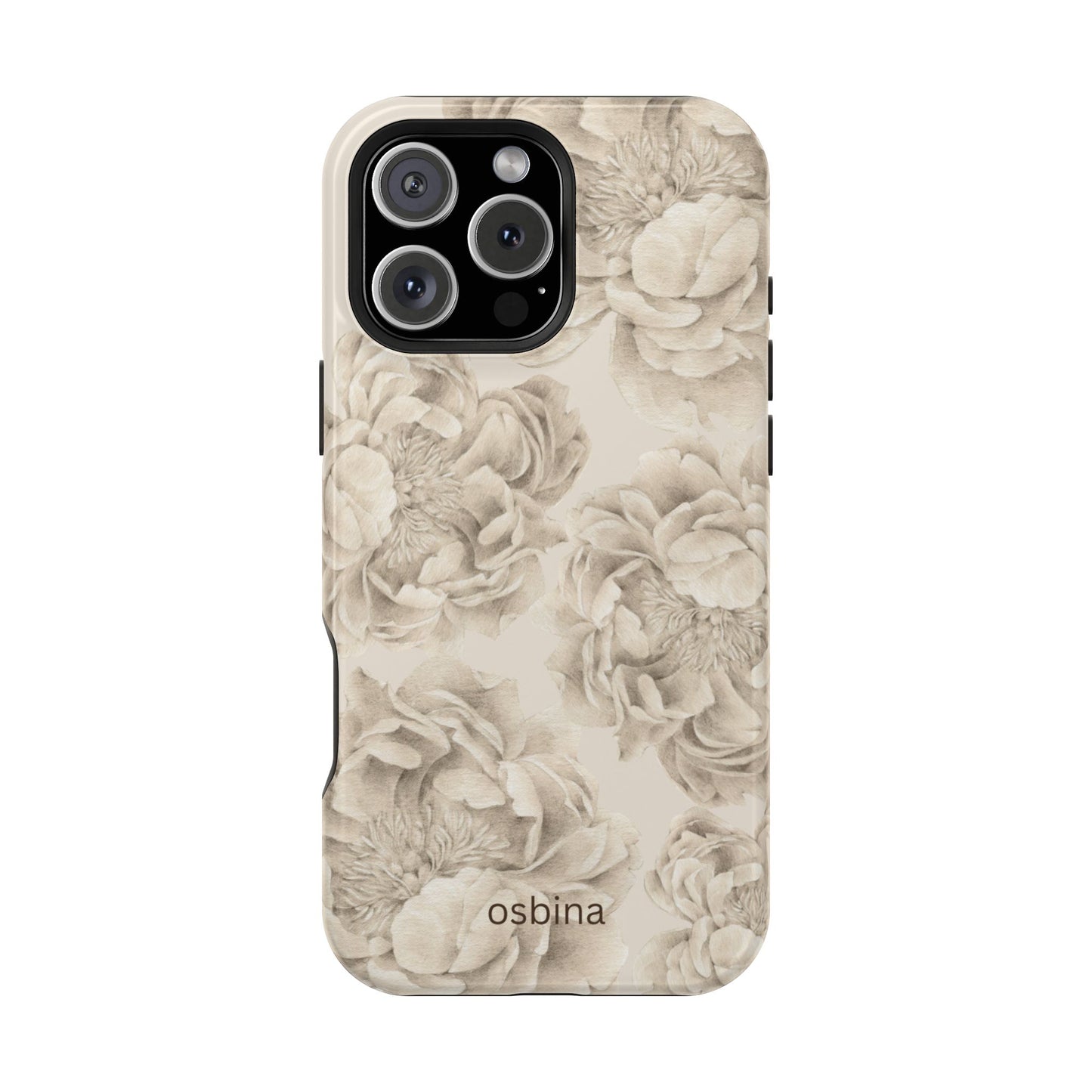 osbina | MagSafe for iPhone | Peony Sand Designer Case