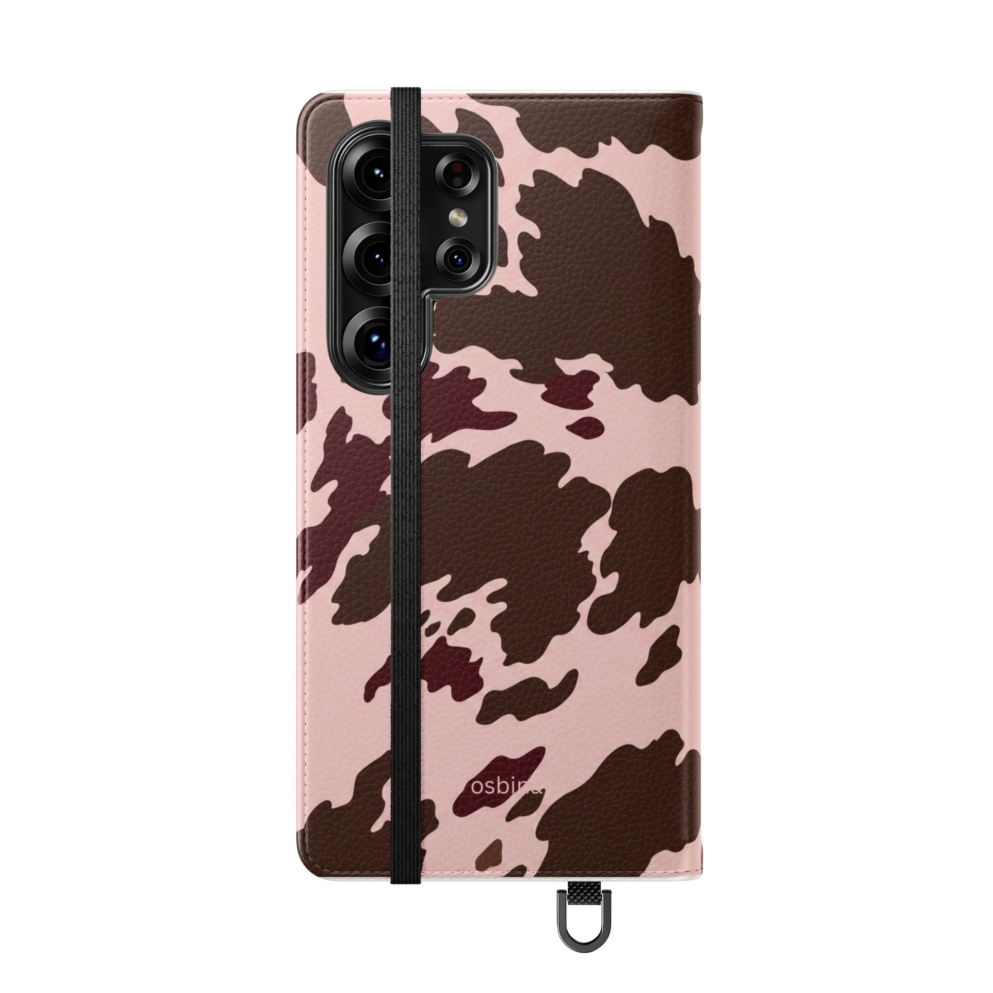 osbina | Wallet Flip Case for iPhone & Samsung | Chocolate Cowhide
