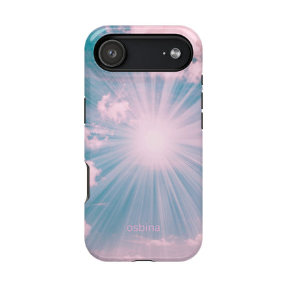 osbina | MagSafe compatible for iPhone | The Sunburst Skies Case | YAYOU Collection Supporting Shine Like Sable