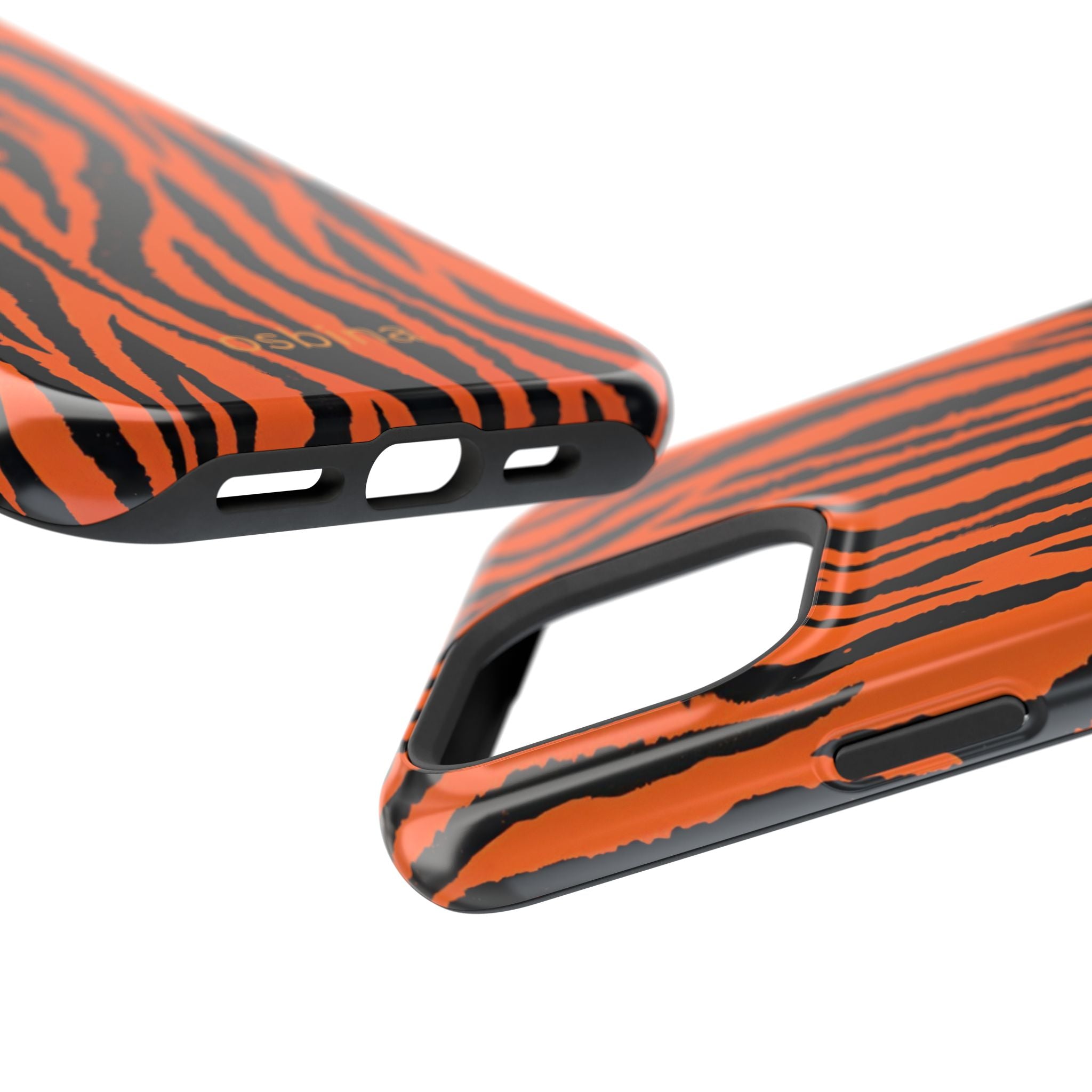 osbina | Tiger, But Make It Chic — The Bengal Stripe Case in Orange + Black | The Season Collective