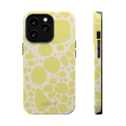 osbina | MagSafe compatible for iPhone | The Chartreuse Mirage Phone Case | Color Edit Collection