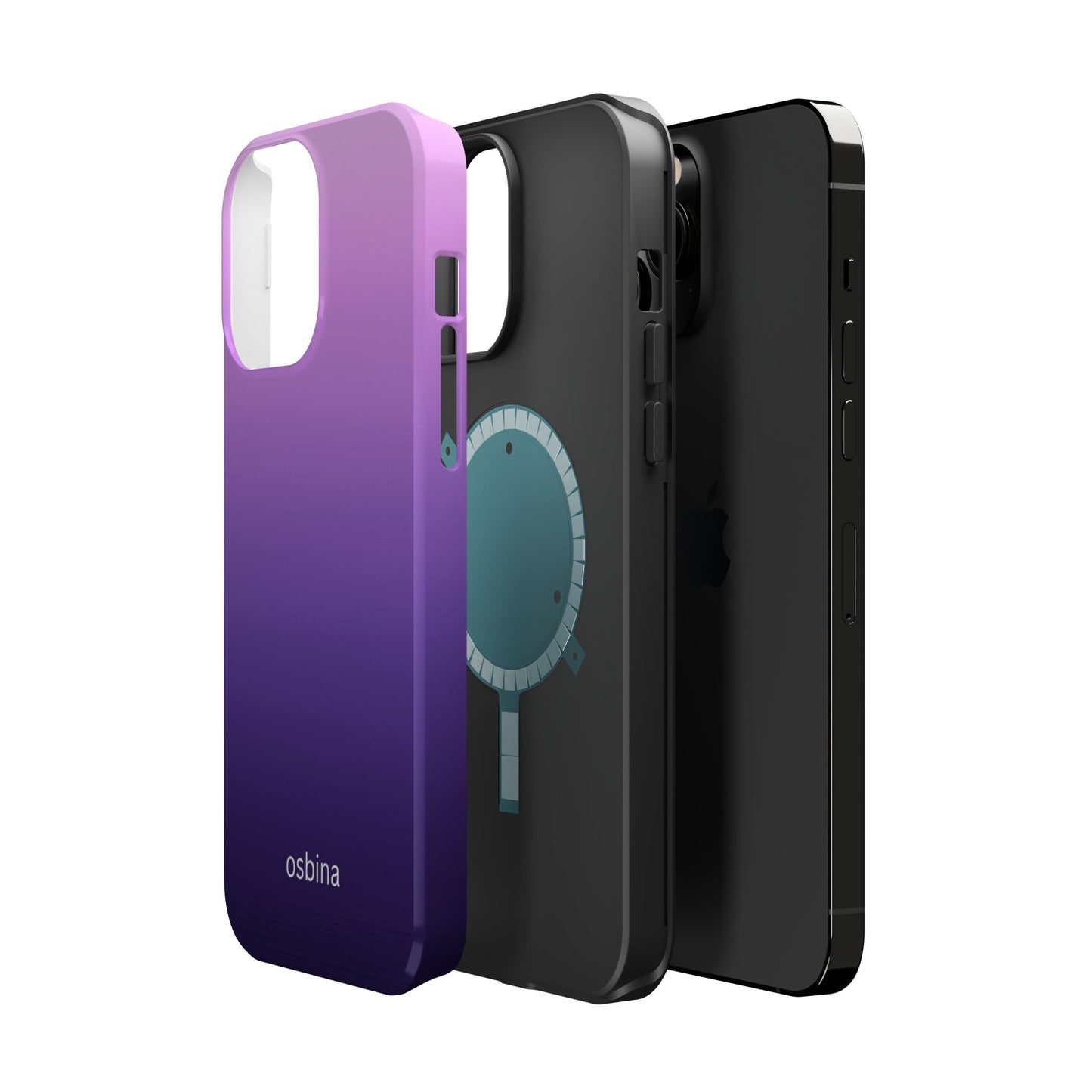 osbina | MagSafe compatible for iPhone | The Violet Haze Phone Case | Color Edit Collection