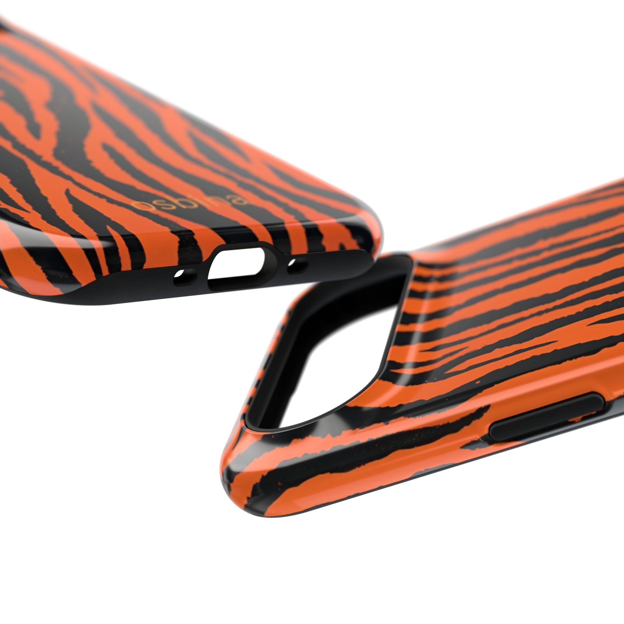 osbina | Tiger, But Make It Chic — The Bengal Stripe Case in Orange + Black | The Season Collective