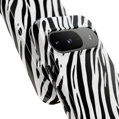 osbina | The Bengal Bold Stripe Case in White + Black | The Season Collective