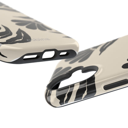 osbina | MagSafe compatible for iPhone | Obsidian Bloom Flower Phone Case | Modern Muse Collection