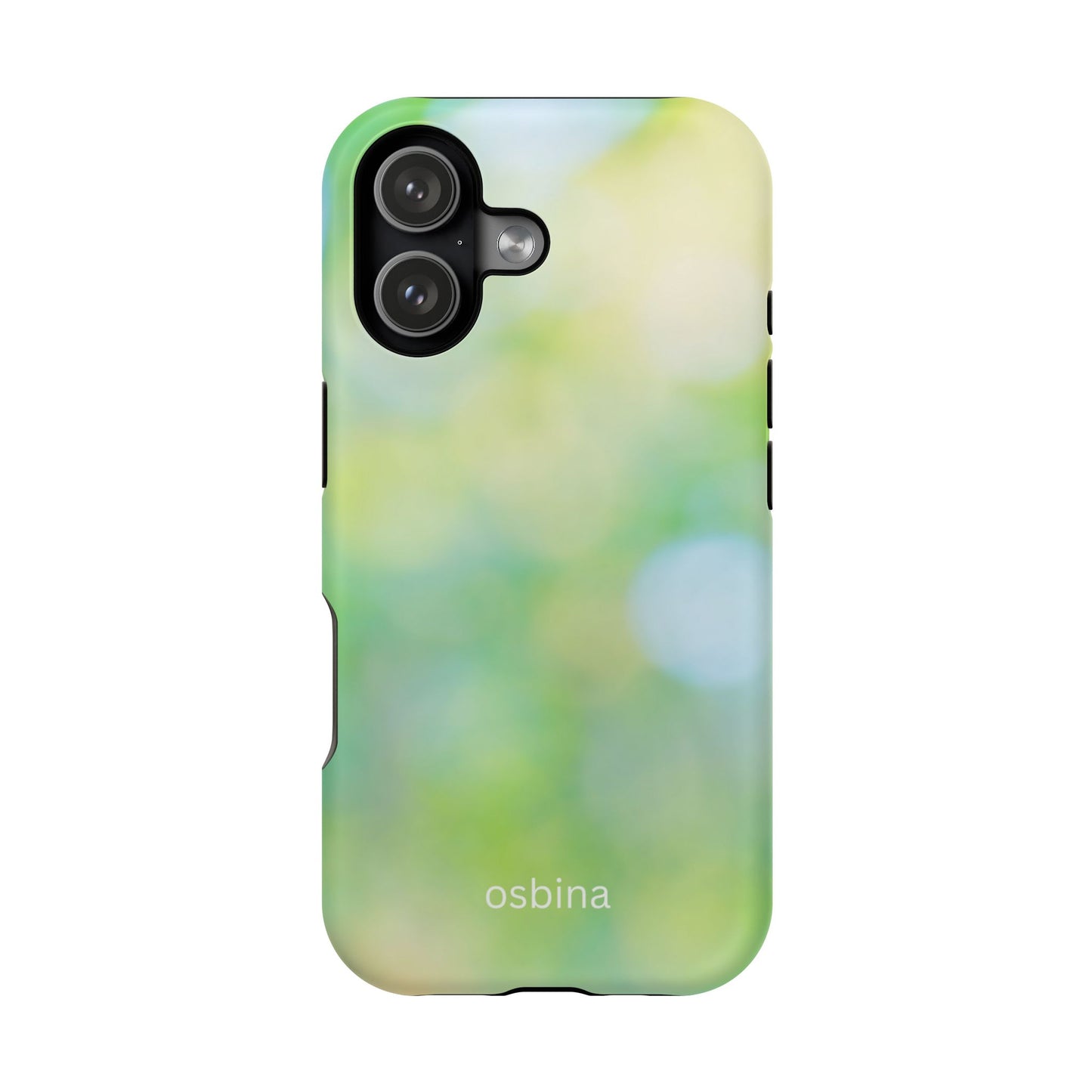osbina | MagSafe compatible for iPhone | The Veridian Orbs Phone Case | Color Edit Collection