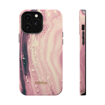 osbina | MagSafe compatible for iPhone | The Amethyst Glow Phone Case | Modern Muse Collection