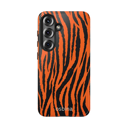 osbina | Tiger, But Make It Chic — The Bengal Stripe Case in Orange + Black | The Season Collective
