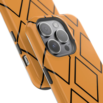 osbina | MagSafe Compatible for iPhone | Diamonds Are Your Phone’s Best Friend — The Orange + Black Diamond Case | The Season Collective