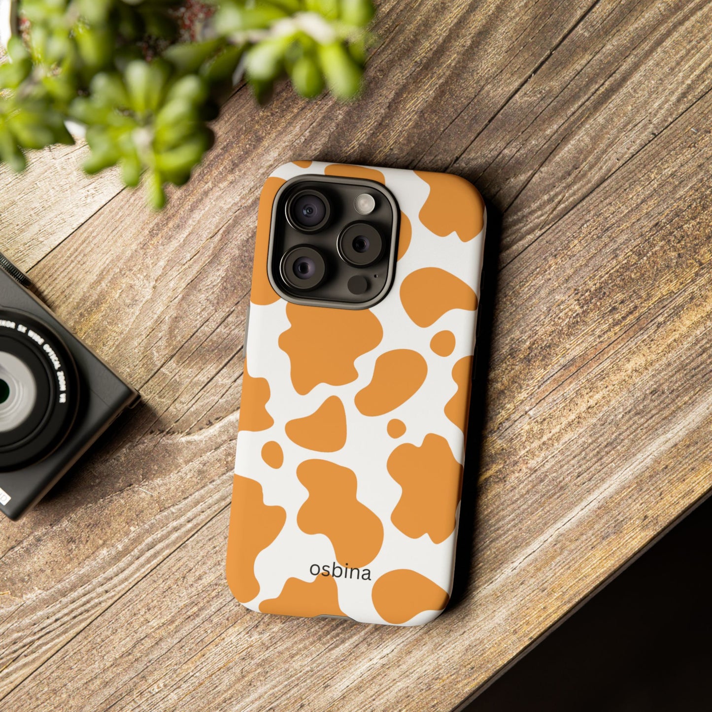 osbina | Holy Cow, It’s Chic — The Orange Cow Print Case | The Season Collective