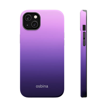osbina | MagSafe compatible for iPhone | The Violet Haze Phone Case | Color Edit Collection