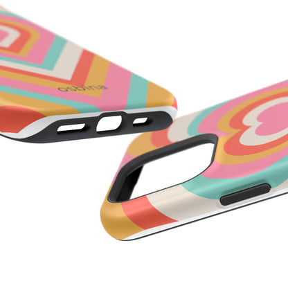 osbina | MagSafe compatible for iPhone | Heart Nouveau Phone Case | Modern Muse Collection