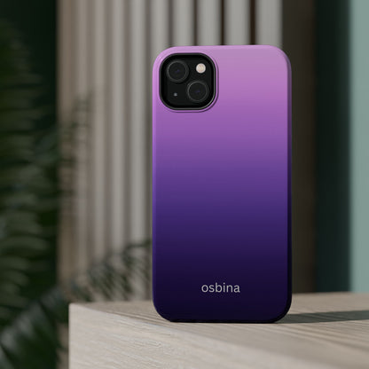 osbina | MagSafe compatible for iPhone | The Violet Haze Phone Case | Color Edit Collection