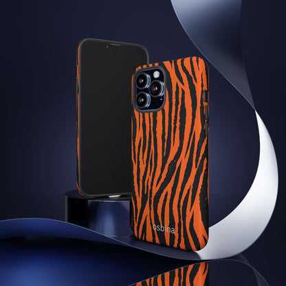 osbina | Tiger, But Make It Chic — The Bengal Stripe Case in Orange + Black | The Season Collective