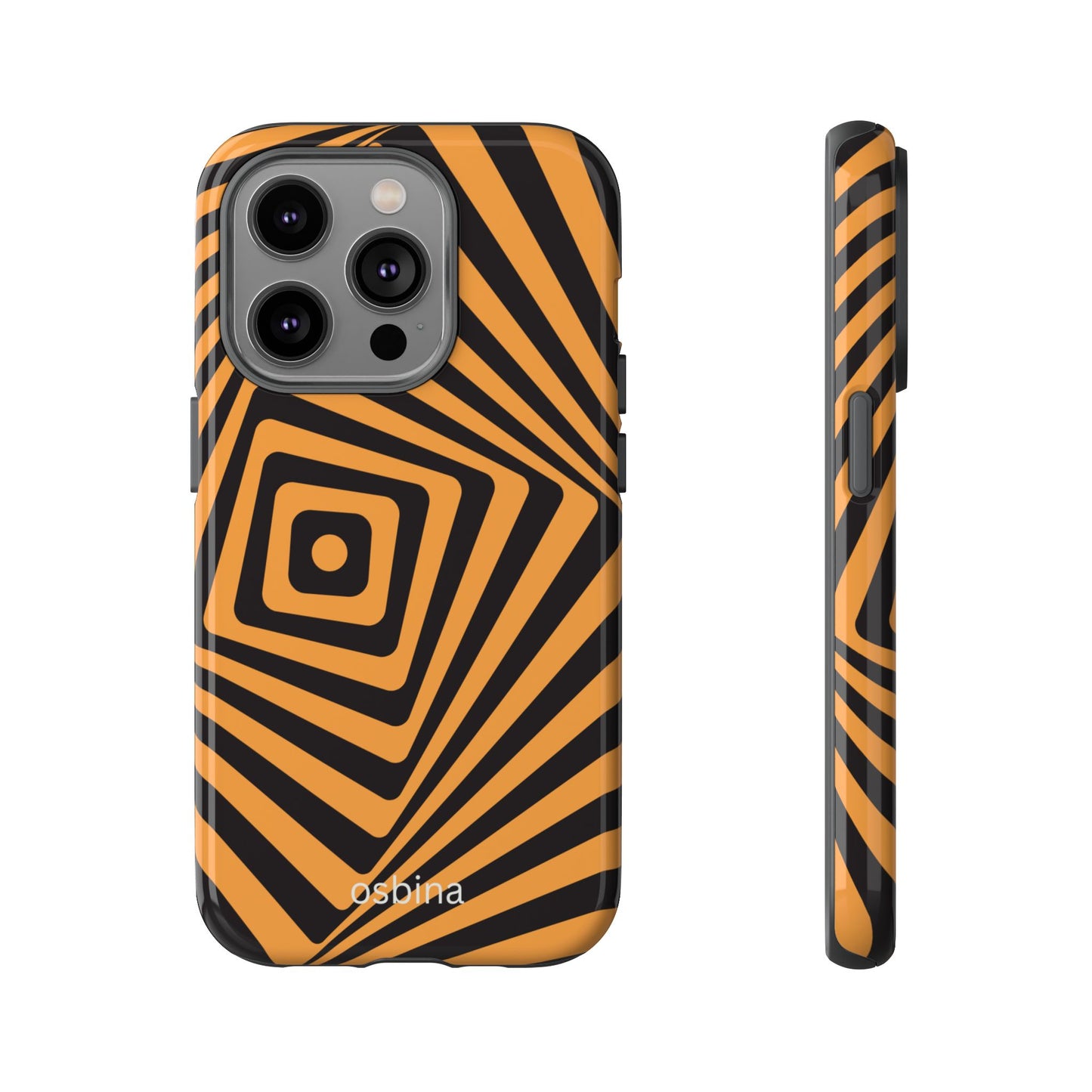 osbina | Step Into the Zone — The Orange + Black Spiral Case | The Season Collective