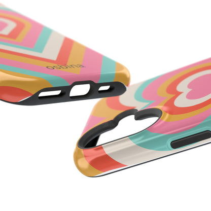 osbina | MagSafe compatible for iPhone | Heart Nouveau Phone Case | Modern Muse Collection