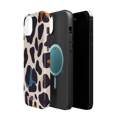 osbina | MagSafe compatible for iPhone | Leopard Luxe Color Pop Leopard Print Phone Case | Modern Muse Collection