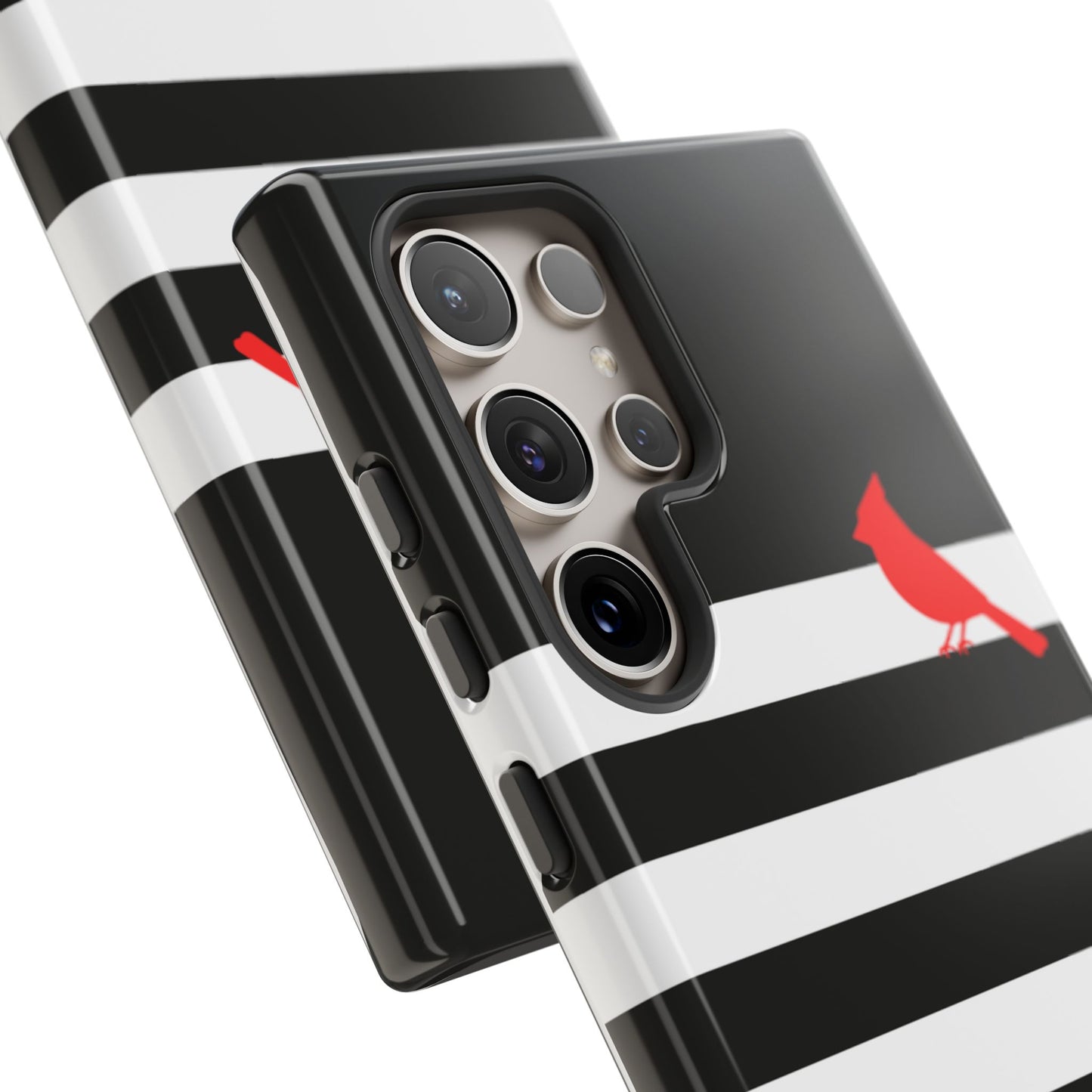 osbina | Redbird Edition Thinking of You Phone Case Black & White Stripe | Inspired By Collection