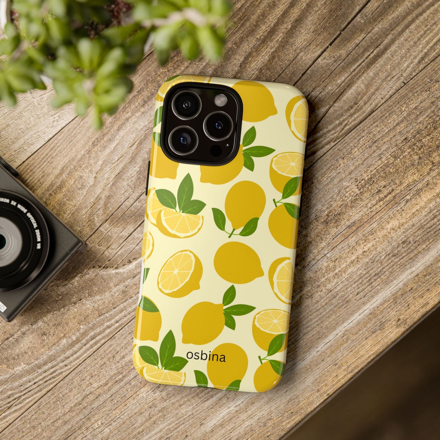 osbina | Limoncello Lemon Phone Case | Modern Muse Collection