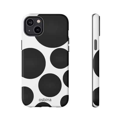 osbina | The Noir Bubbles Phone Case | Modern Muse Collection