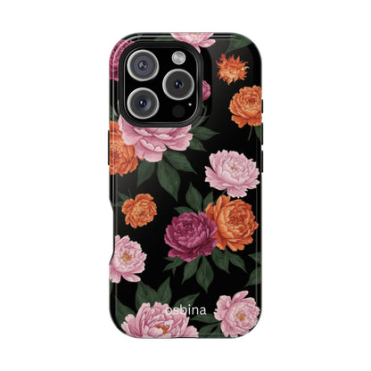 osbina | MagSafe for iPhone | The Peony Noir Designer Case