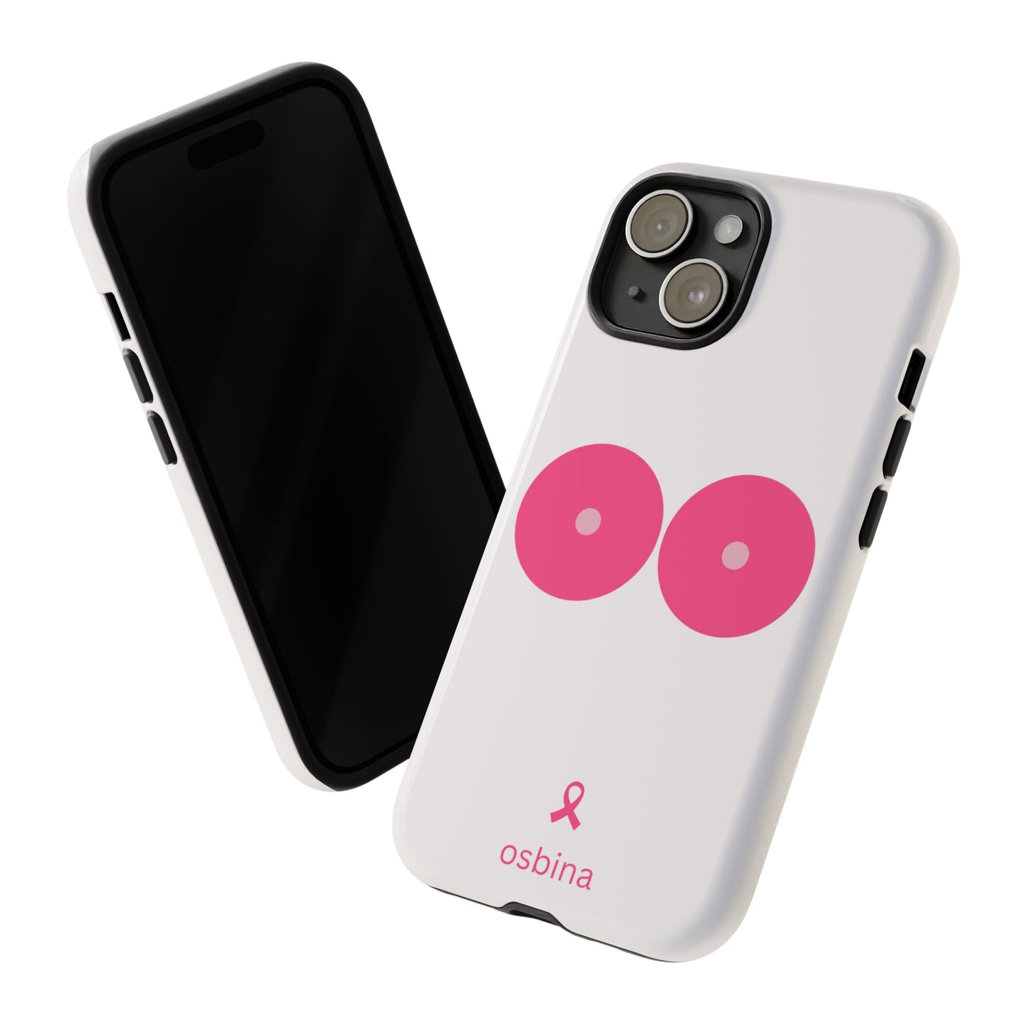 osbina | Limited Edition The Check Your Tatas Case in Light Pink + Soft Pink + Hot Pink | The Pink October Collection | Inspired By