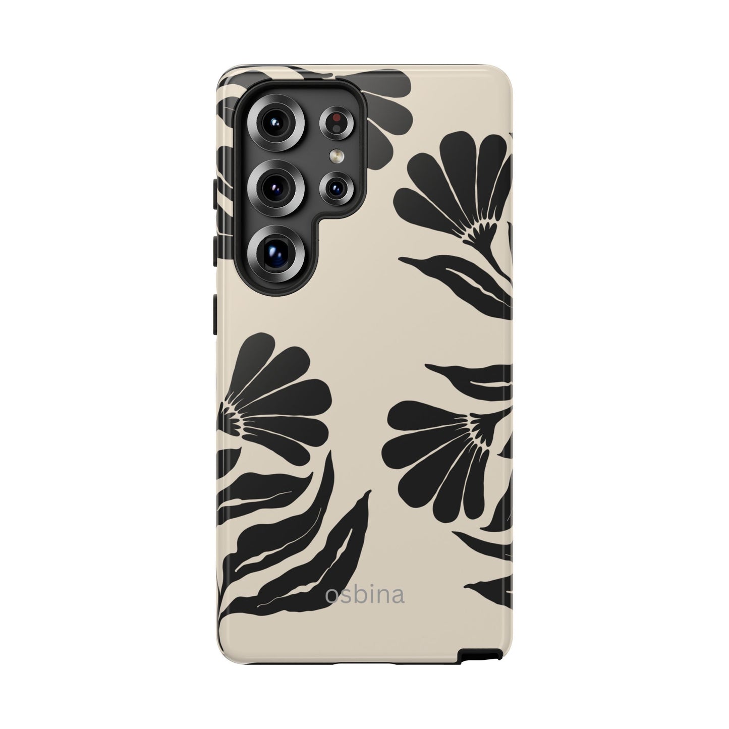 osbina | Obsidian Bloom Flower Phone Case | Modern Muse Collection