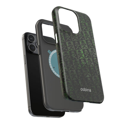 osbina | MagSafe compatible for iPhone | Skull & Crossbones Phone Case | Season Collective Collection